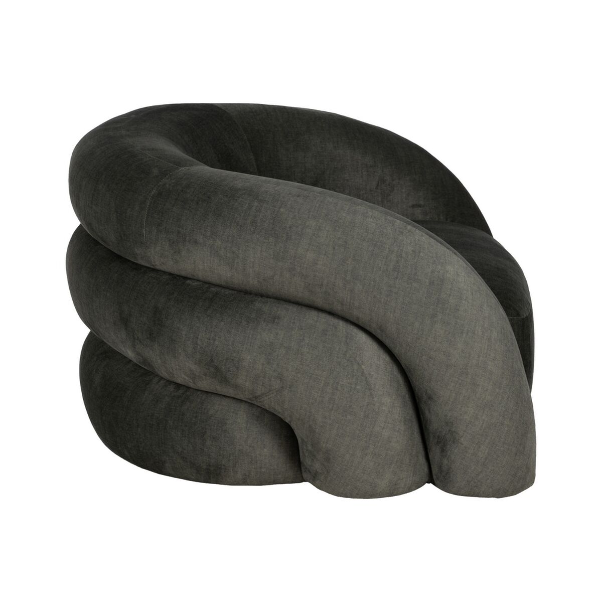 Poltrona Verde Madeira Foam 100 x 84 x 58 cm